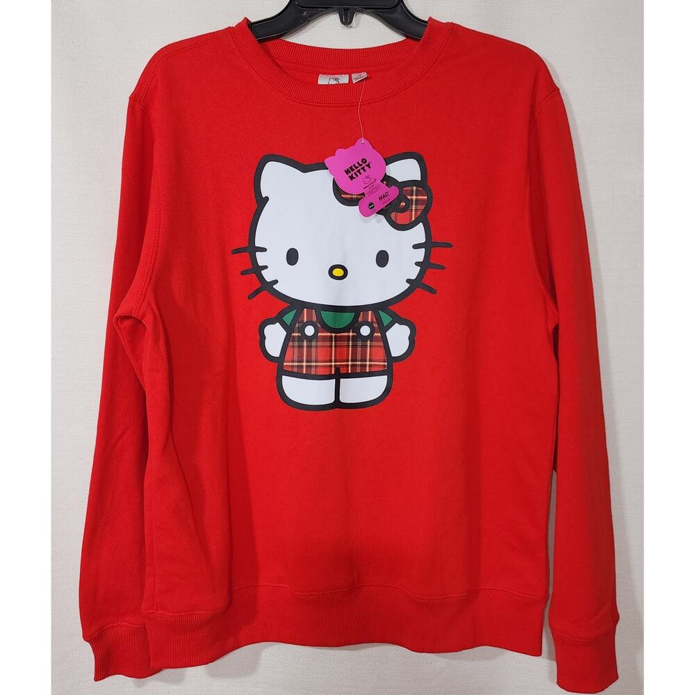 Hello kitty red sweatshirt women's Large NWT